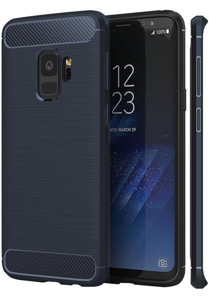 Grote foto samsung s9 geborsteld rugged tpu case ultimate drop proof siliconen case carbon fiber look bla telecommunicatie mobieltjes