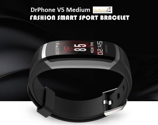 Grote foto drphone v5 activity tracker ip67 kleurenscherm hartslagsensor 24 7 hartslagmeter meting om kleding dames horloges