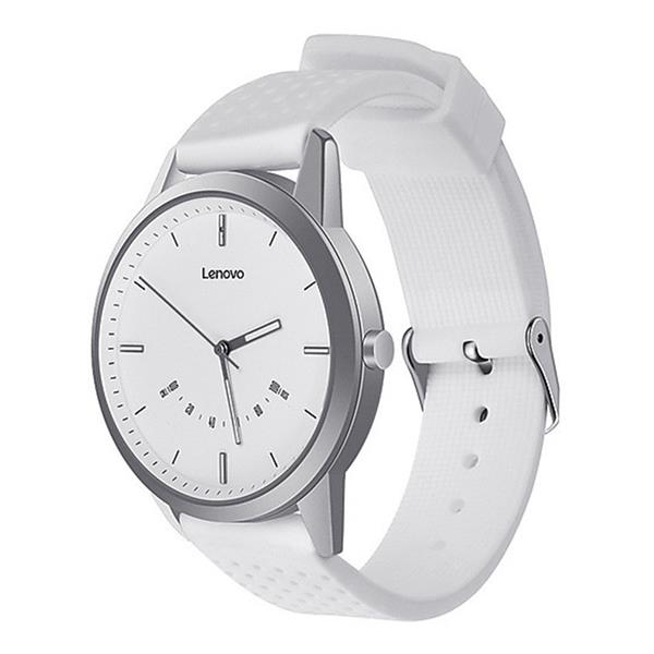 Grote foto lenovo watch 9 quartz smartwatch 5atm water resistant bluetooth 5.0 saffierglas wit kleding dames horloges