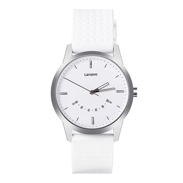 Grote foto lenovo watch 9 quartz smartwatch 5atm water resistant bluetooth 5.0 saffierglas wit kleding dames horloges