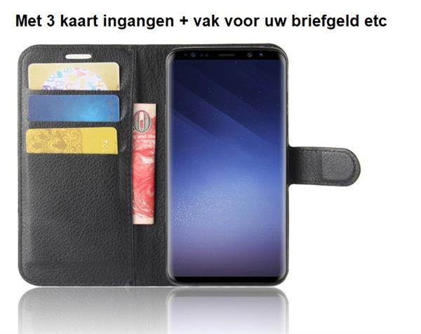 Grote foto drphone galaxy a6 2018 flipcover bookcase luxe booktype pu lederen portemonnee case wallet cas telecommunicatie mobieltjes