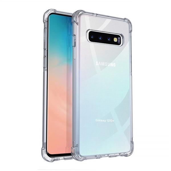 Grote foto drphone galaxy s10e tpu hoesje siliconen shock bumper case backcover met verstevigde randen voor telecommunicatie mobieltjes