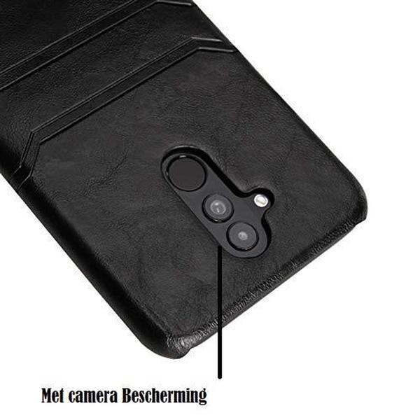 Grote foto drphone huawei mate 20 lite luxe kaarthouder case premium pu lederen backcover zwart telecommunicatie mobieltjes