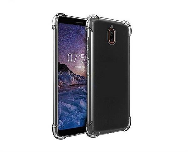 Grote foto drphone nokia 2.1 tpu hoesje siliconen shock bumper case backcover met verstevigde randen voor ex telecommunicatie mobieltjes