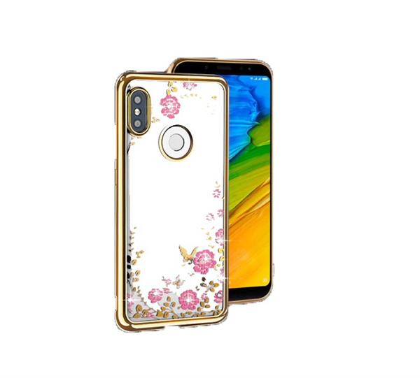 Grote foto drphone p smart 2019 honor 10 lite flower bloemen case diamant crystal tpu hoesje goud telecommunicatie mobieltjes
