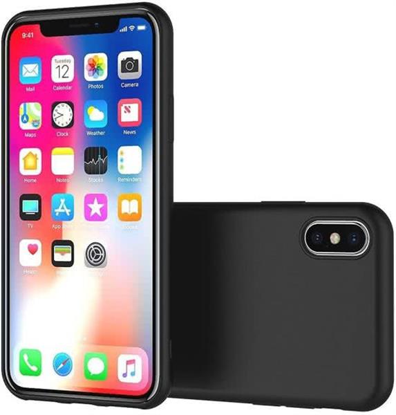 Grote foto drphone iphone x xs siliconen hoesje tpu case ultra dun flexibele hoes zwart telecommunicatie mobieltjes