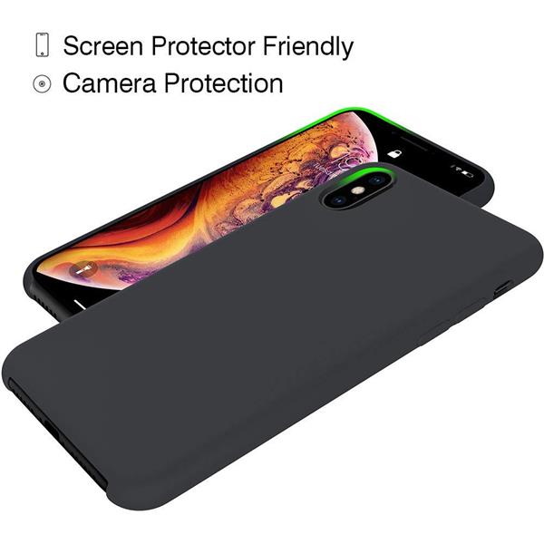 Grote foto drphone iphone xs max 6.5 inch siliconen hoesje tpu case ultra dun flexibele hoes zwart telecommunicatie mobieltjes