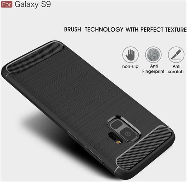 Grote foto premium drphone shock proof geborsteld carbon print samsung galaxy s9 case luxe tpu hoes telecommunicatie mobieltjes