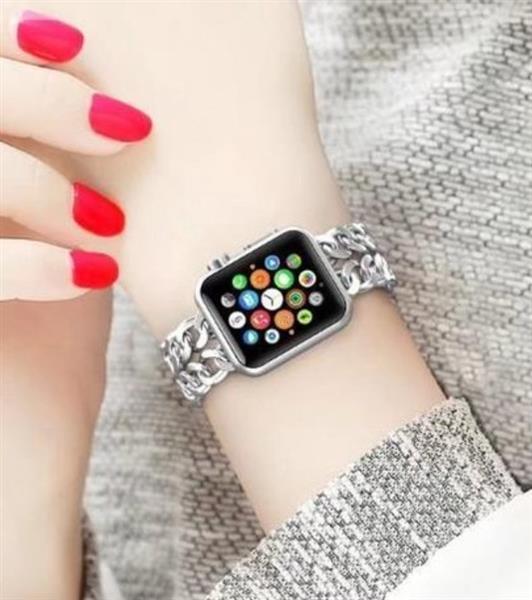 Grote foto drphone krl ketting armband horlogeband rvs metalen band voor dames geschikt voor apple watc kleding dames horloges