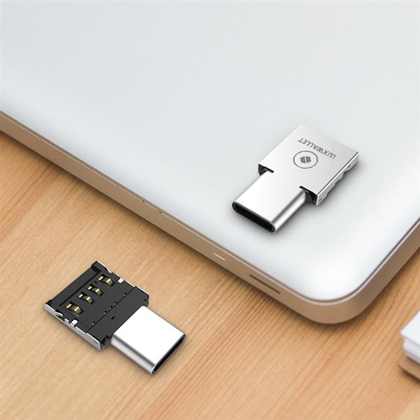 Grote foto luxwallet o1 otg macbook smartphone adapter zet normale usb in type c flashdrive o.a. usb st computers en software overige computers en software