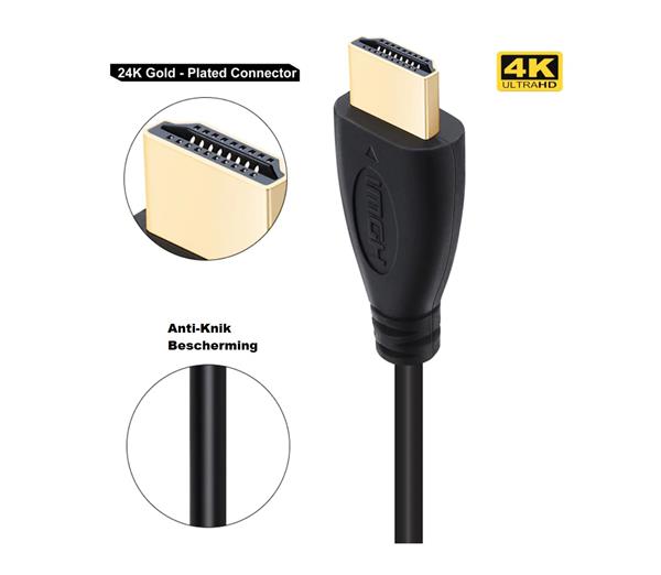 Grote foto drphone hi speed hdmi naar hdmi kabel 4k ultra hd 2 meter 2.0v hoge snelheid goud verguld telecommunicatie opladers en autoladers