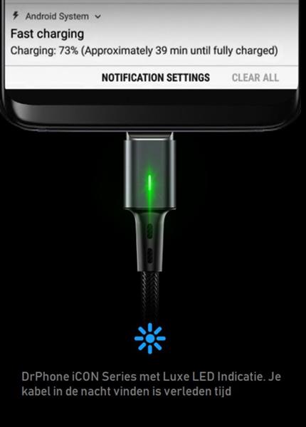 Grote foto drphone icon series gecertificeerde qualcomm 3.0 support snellader magnetische micro usb oplaa telecommunicatie opladers en autoladers