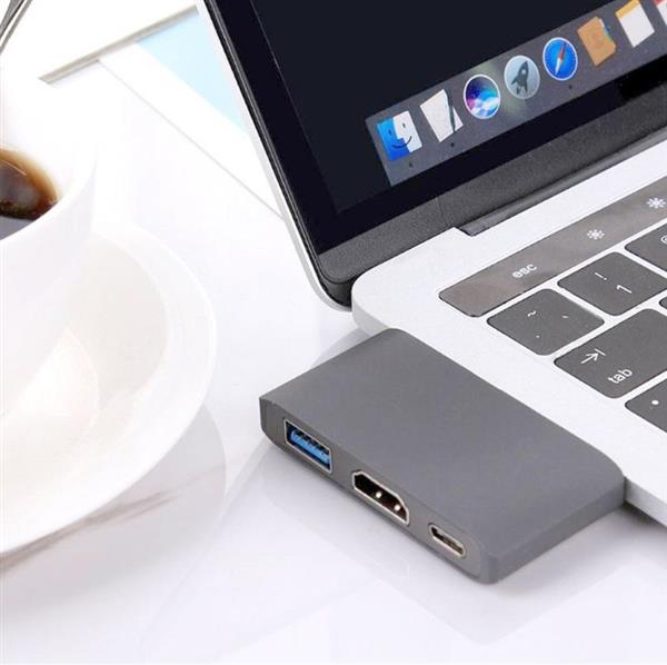 Grote foto drphone usb c naar hdmi usb 3.0 usb c female hub multiport adapter digital hd 4k video out computers en software overige computers en software