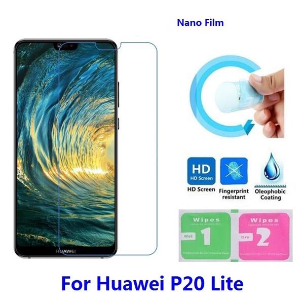 Grote foto drphone 3x huawei p20 lite nano explosion proof schermfolie flexibele anti shock 0.3mm soft glass sc telecommunicatie mobieltjes