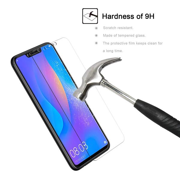 Grote foto drphone 3x huawei p smart glas glazen screen protector tempered glass 2.5d 9h 0.26mm telecommunicatie mobieltjes