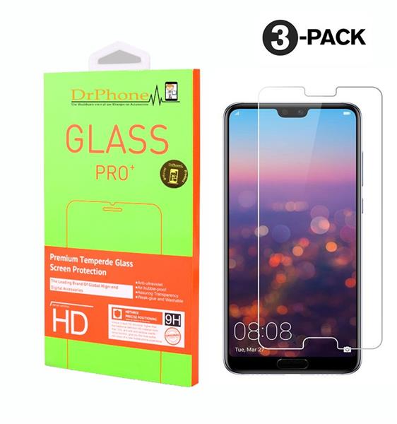 Grote foto drphone 3x huawei p20 pro glas glazen screen protector tempered glass 2.5d 9h 0.26mm telecommunicatie mobieltjes