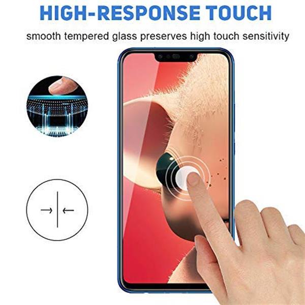 Grote foto drphone huawei p smart glas 4d volledige glazen dekking full coverage curved edge frame tempered gla telecommunicatie mobieltjes