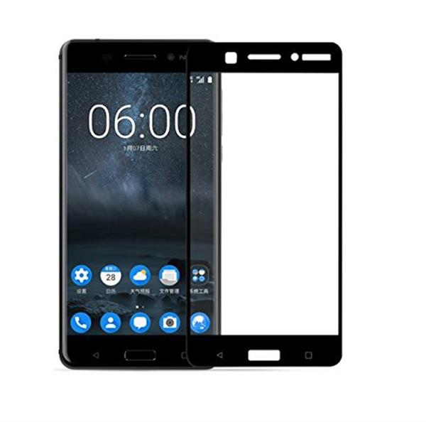 Grote foto drphone nokia 8 glas 4d volledige glazen dekking full coverage curved edge frame tempered glass zwar telecommunicatie mobieltjes