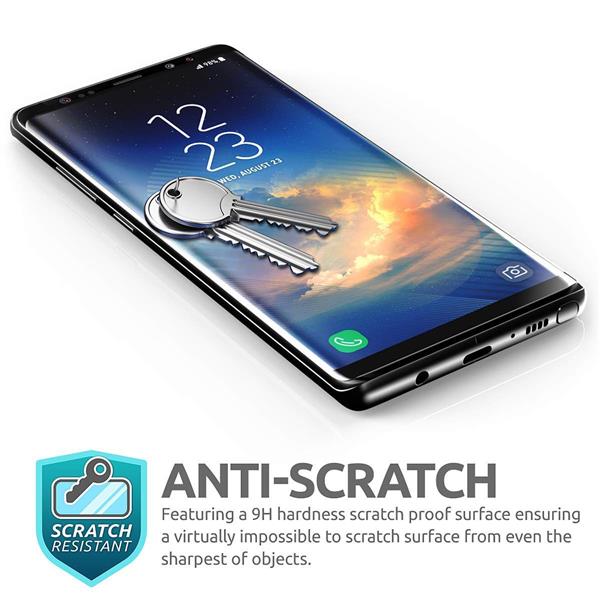 Grote foto drphone note 9 glas 4d volledige glazen dekking full coverage curved edge frame tempered glass zwart telecommunicatie mobieltjes