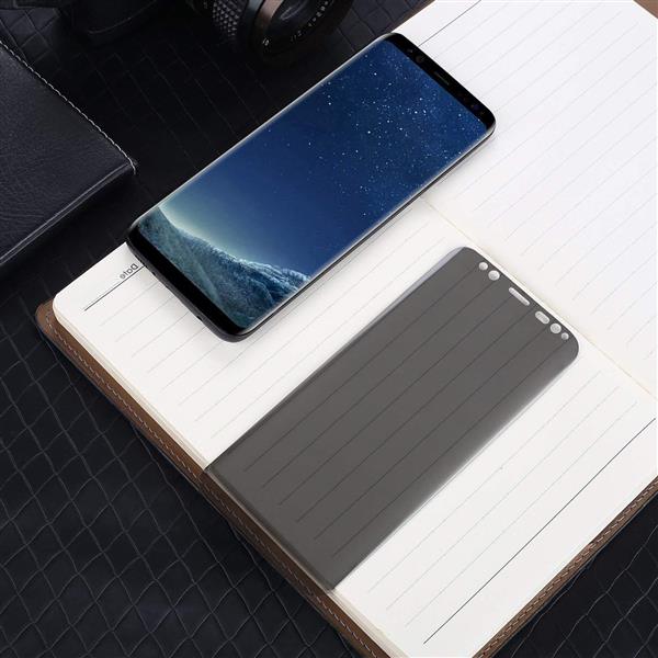 Grote foto drphone samsung s8 privacy tempered glass 4d full coverage tot aan de randen anti spy glas glaze telecommunicatie mobieltjes