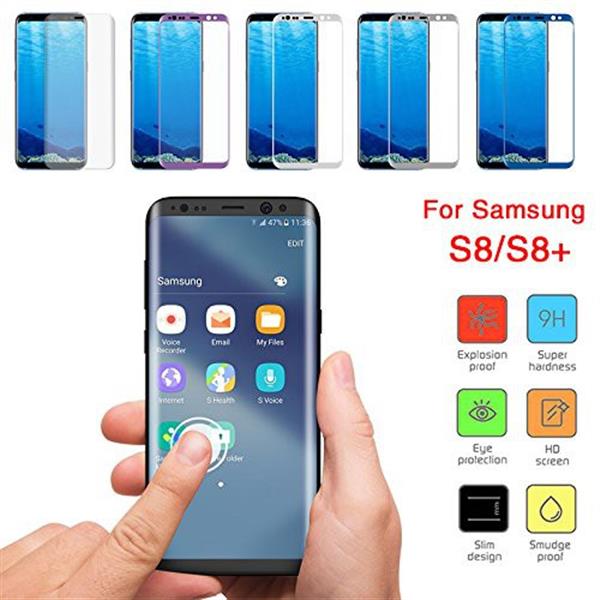 Grote foto drphone samsung s8 plus glas 4d volledige glazen dekking full coverage curved edge frame tempered telecommunicatie mobieltjes