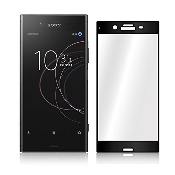 Grote foto drphone sony xz1 glas 4d volledige glazen dekking full coverage curved edge frame tempered glass zwa telecommunicatie mobieltjes