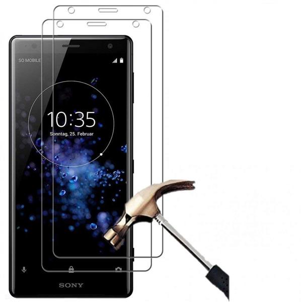 Grote foto drphone sony xz2 premium glas 4d volledige glazen dekking full coverage curved edge frame tempered telecommunicatie mobieltjes