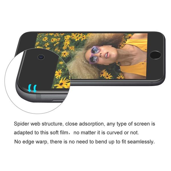 Grote foto drphone iphone 7 8 3d pet full coverage flexibele anti shock glass screen protector tot aan de rand telecommunicatie mobieltjes