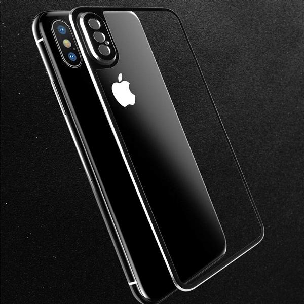 Grote foto drphone iphone x xs back glas 4d volledige achterkant glazen dekking full coverage curved edge fra telecommunicatie mobieltjes