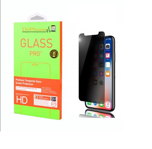 Grote foto drphone iphone x xs privacy tempered glass screenprotector anti spy glas glazen screenprotector telecommunicatie mobieltjes