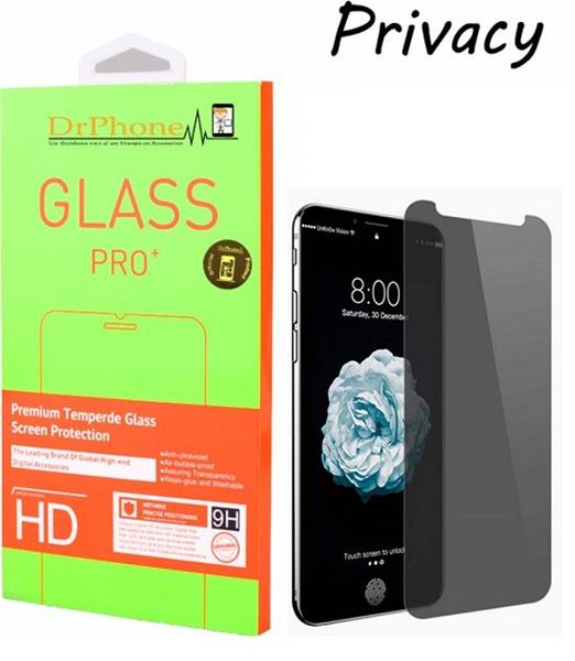 Grote foto drphone iphone xs max 6.5 inch privacy tempered glass screenprotector anti spy glas glazen scr telecommunicatie mobieltjes