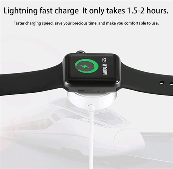 Grote foto drphone apple watch wireless charging pad oplader magnetische oplaadkabel snoer 1 meter telecommunicatie opladers en autoladers