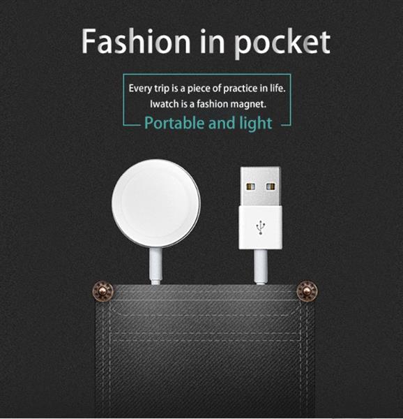 Grote foto drphone apple watch wireless charging pad oplader magnetische oplaadkabel snoer 1 meter telecommunicatie opladers en autoladers