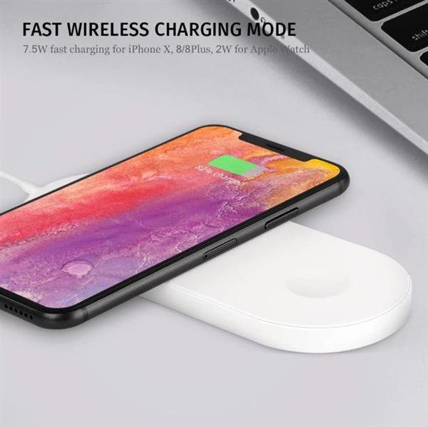 Grote foto drphone wireless dock bureaulader docking station qi lader geschikt voor apple watch 4 3 kleding dames horloges