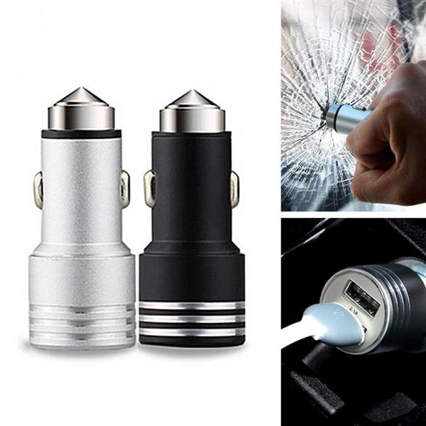 Grote foto drphone premium a1 pro dual port 3.1a auto oplader hamer functie reis lader veilig en snel l telecommunicatie opladers en autoladers