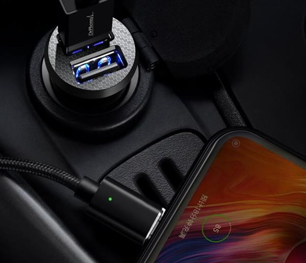 Grote foto drphone invisible 5v 2.4a usb auto oplader voor mobiele telefoon tablet gps fast charger mini auto o telecommunicatie opladers en autoladers