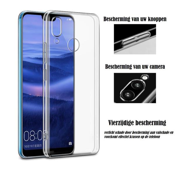 Grote foto drphone p20 lite tpu hoesje transparant ultra dun premium soft gel case transparant tp telecommunicatie mobieltjes