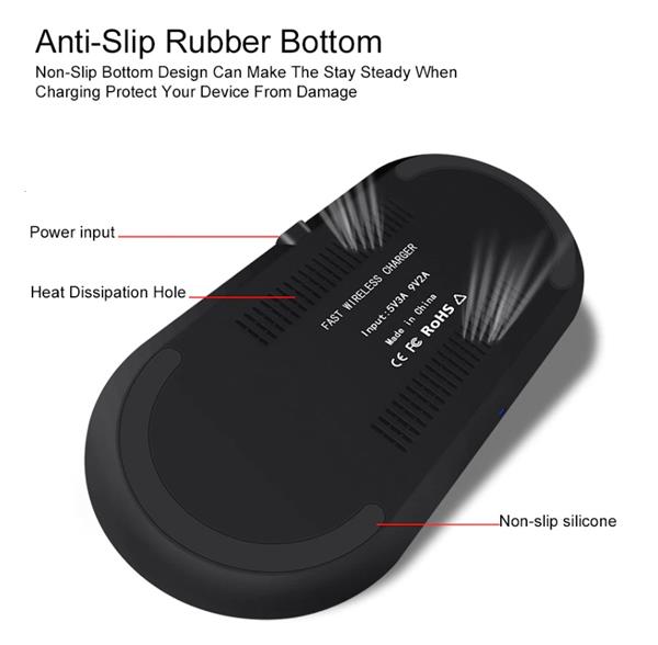 Grote foto drphone 2 in 1 echo pro fast charge qualcomm 3.0 adapter usb c kabel 2 meter met beveiliging telecommunicatie opladers en autoladers