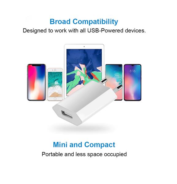 Grote foto olesit uns 1536 usb lader stekker oplader 5w adapter 3 meter oplaadkabel veillig laden apple telecommunicatie opladers en autoladers