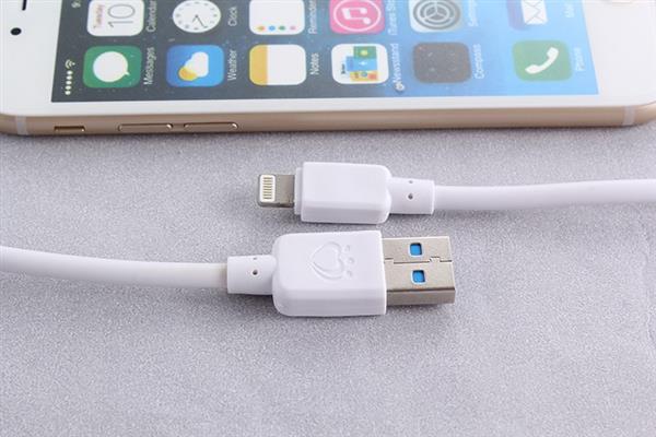 Grote foto olesit k102 lightning usb kabel 3 meter fast charge 2.1a high speed laadsnoer oplaadkabel magnetis telecommunicatie opladers en autoladers