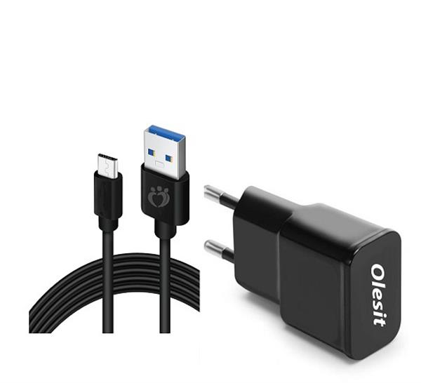 Grote foto olesit 5v 2a 10w. 1 poort usb oplader uns 1538 adapter 1.5m type c 2.1a kabel zwart voor de sony telecommunicatie opladers en autoladers