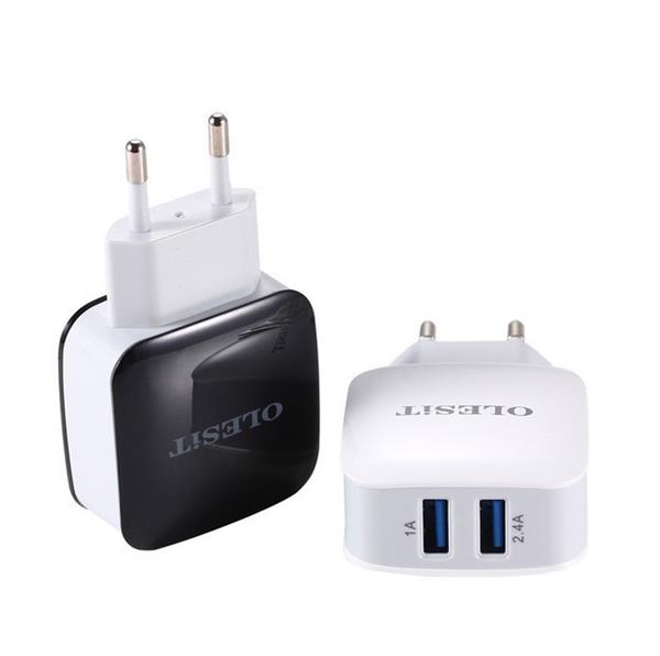 Grote foto olesit thuislader 3.4a 17w fast charge adapter 2 poort snellader 2 poorten usb c kabel 3m sony x telecommunicatie opladers en autoladers
