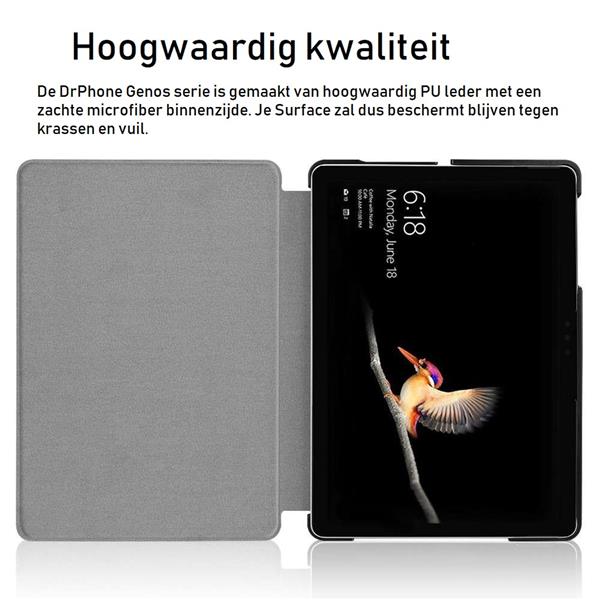 Grote foto drphone genos surface go cover hoes pu leder zachte microfiber case volledige bescherming telecommunicatie mobieltjes