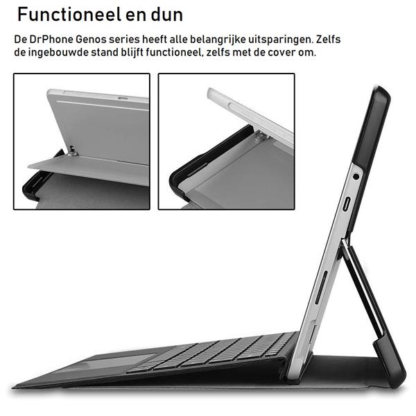 Grote foto drphone genos surface go cover hoes pu leder zachte microfiber case volledige bescherming telecommunicatie mobieltjes