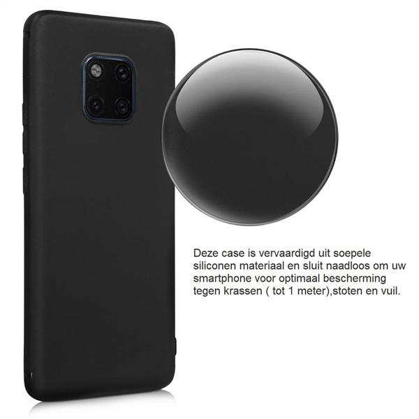 Grote foto drphone mate 20 pro siliconen hoesje tpu case ultra dun flexibele hoes zwart telecommunicatie mobieltjes