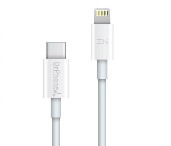 Grote foto drphone z series mfi kabel pd 1m 9v ondersteuning fast charging iphone ipad kabel usb c n telecommunicatie opladers en autoladers