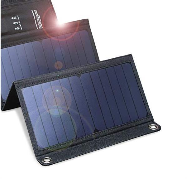 Grote foto drphone sunpowerx1 pro opvouwbare 14w zonnecellen 4 xl panelen 5v 2.4a draagbare zonnepanelen telecommunicatie opladers en autoladers