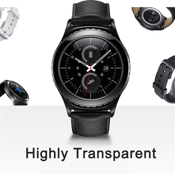 Grote foto drphone protec series samsung galaxy watch 46mm glazen protector screenprotector glas op maat telecommunicatie mobieltjes