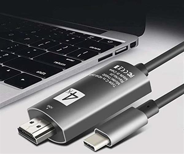 Grote foto drphone usb c naar hdmi adapterkabel 4k 60hz 1080p hd hdtv adapter geschikt voor o.a macbook pr computers en software overige computers en software