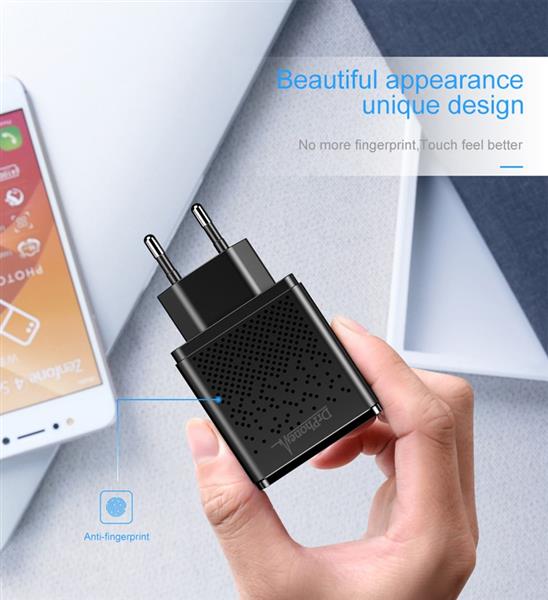 Grote foto drphone halo 18w qualcom 3.0 quick charge snel lader met led indicator wit telecommunicatie opladers en autoladers